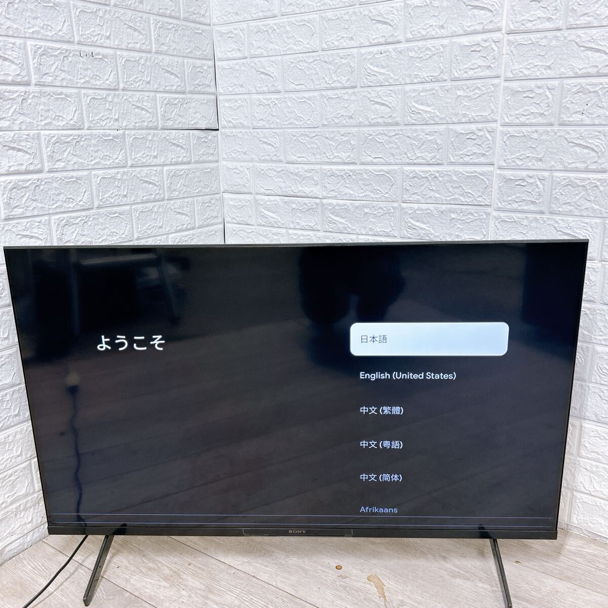 【1円スタート！動(dòng)作確認(rèn)済み！】SONY ソニー 4K 液晶テレビ KJ-43X85J 2022年制 TV 液晶カラーテレビ リモコン有 43型 現(xiàn)狀品/OE091822-B