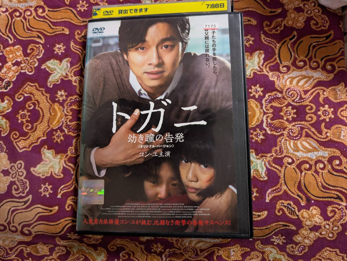 トガニ　幼き瞳の告発　DVD レンタル落ち　コン・ユ　驚愕の告発サスペンス　即決あり　韓国映画_画像1