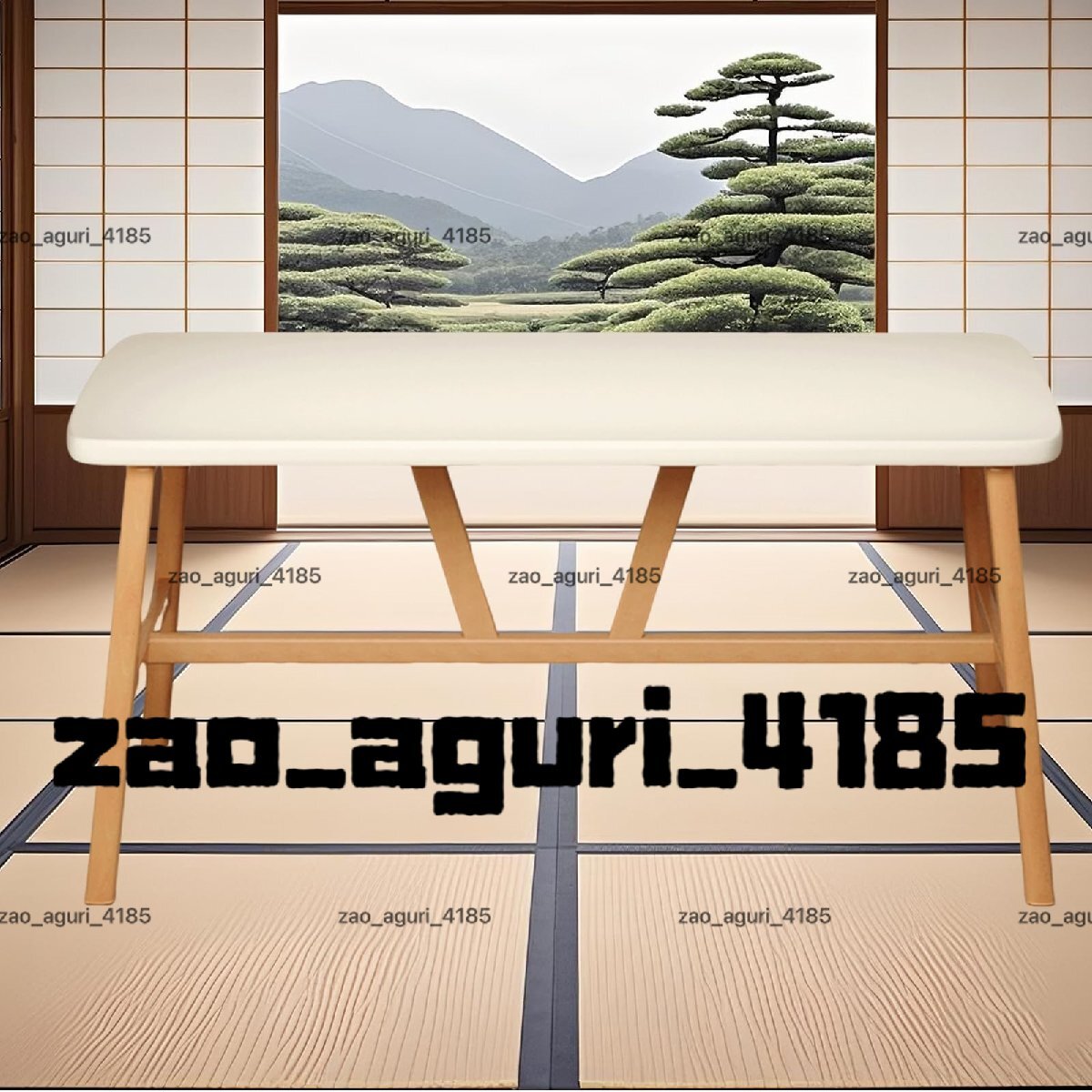 北欧風 木製ダイニングテーブルセット4人用 だいにんくテーブルセット シンプルデザイン 木目調（100×60×74cm/シングルテーブル）