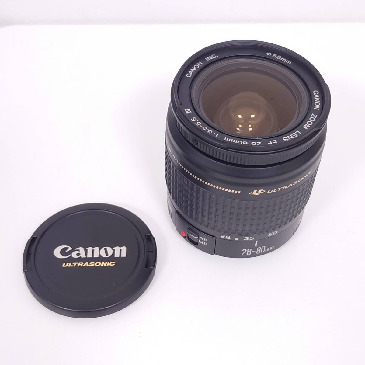 【Canon キャノン】ULTRASONIC ZOOM LENS EF 28-80mm 1:3.5-5.6 レンズ 現(xiàn)狀品★13425