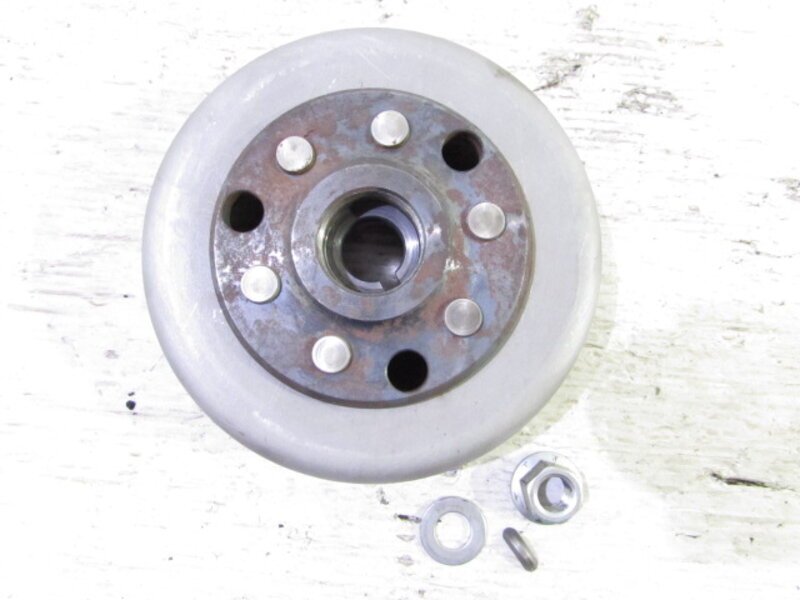 R1-Z 3XC 希少!! 純正 フライホイール ジェネレーターローター 當(dāng)時物 実動車外し 検※ R1Z TZR250R TDR250 RZ250 RZ350 1KT RZ250R 151Z57