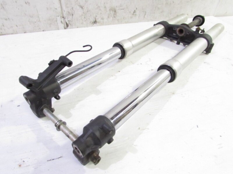 DトラッカーX LX250V 大人気!! 純正 倒立フロントフォークSET 曲りなし 検※ LX250E 250SB KLX250 LX250L KDX250 LX250V 164K02_画像2