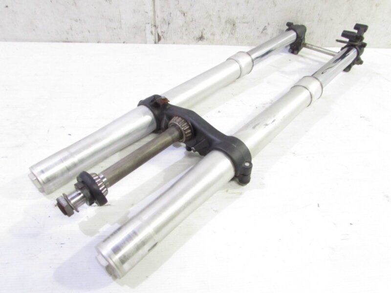 DトラッカーX LX250V 大人気!! 純正 倒立フロントフォークSET 曲りなし 検※ LX250E 250SB KLX250 LX250L KDX250 LX250V 164K02_画像1