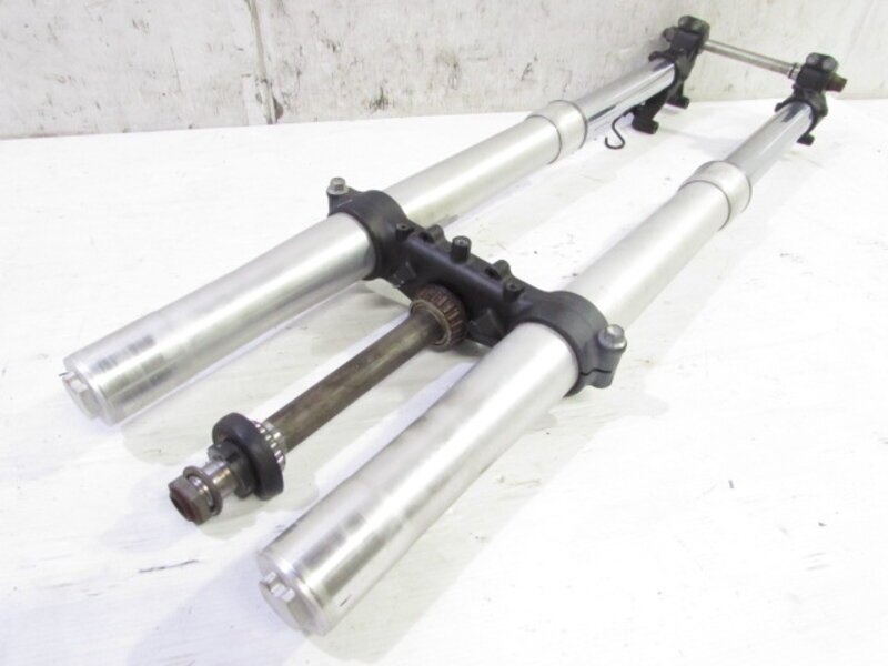 DトラッカーX LX250V 大人気!! 純正 倒立フロントフォークSET 曲りなし 検※ LX250E 250SB KLX250 LX250L KDX250 LX250V 164K02_画像3