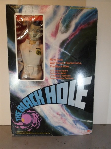 mego corp THE BLACK HOLE 1970年代 当時物 フィギュア ダン・ホランド船長 Disney 映画 箱付き 未使用品 雑貨