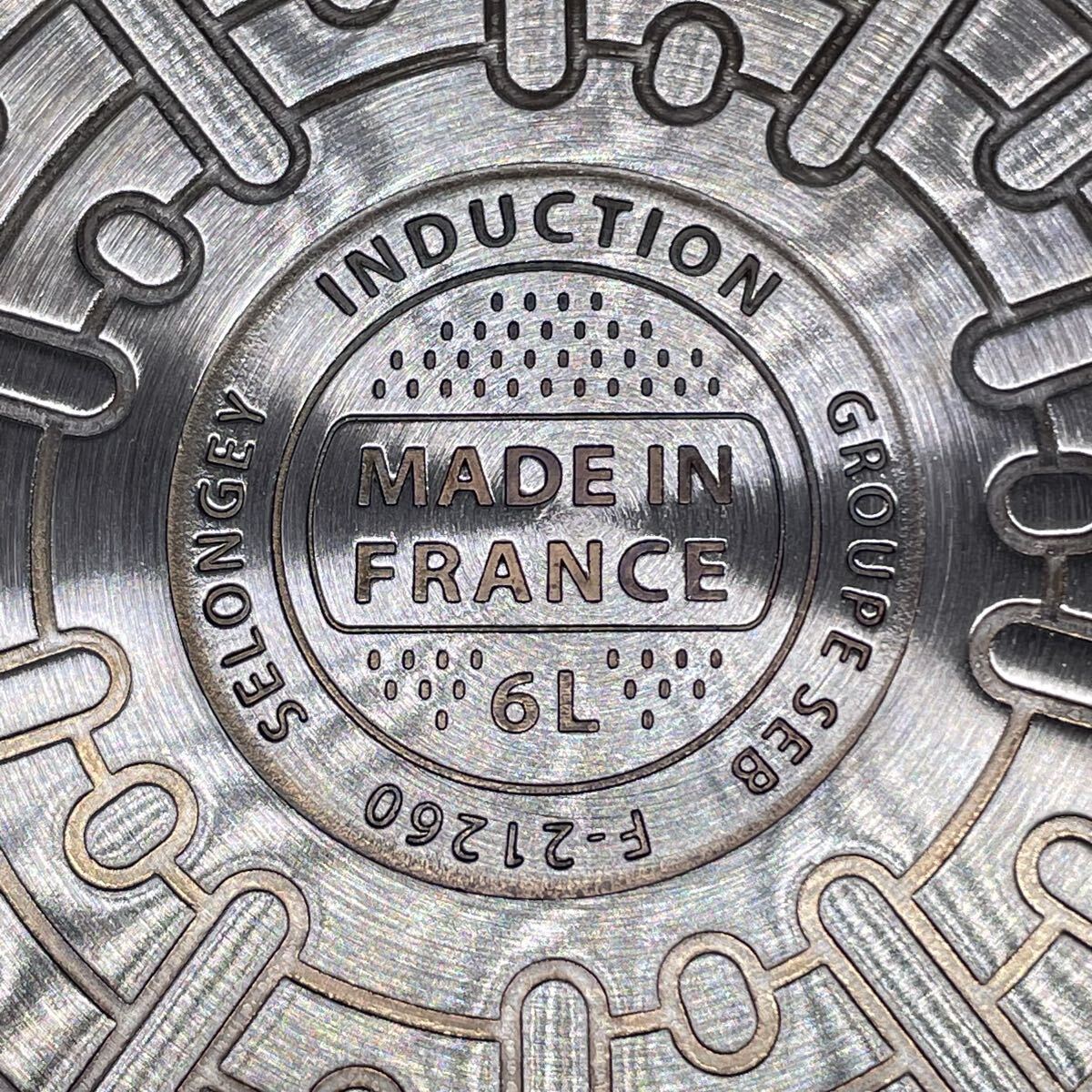 ◆T-fal ティファール F-21260 調(diào)理器具 両手鍋圧力鍋 鍋 付屬品寫真參照 説明書有 狀態(tài)寫真參照 容量:6L IH対応 MADE IN FRANCE キッチン