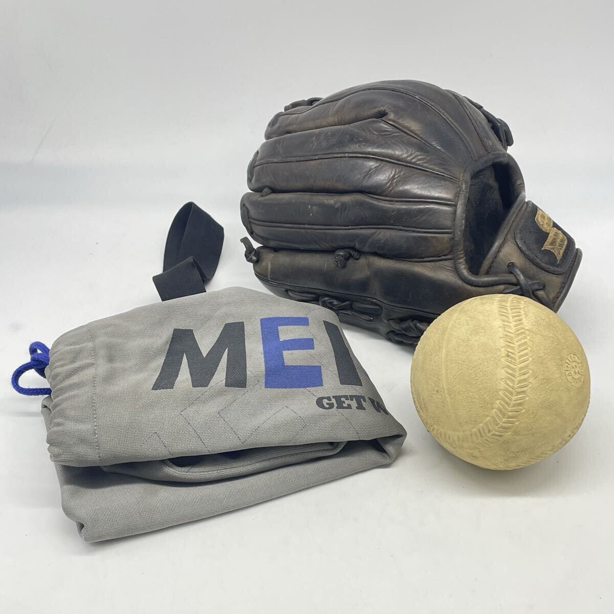 ◆ グローブ 野球 スポーツ 狀態(tài)寫真參照 當(dāng)方型番特定不可 ボール付き 未清掃 SSK グラブ SSK CORPORATION