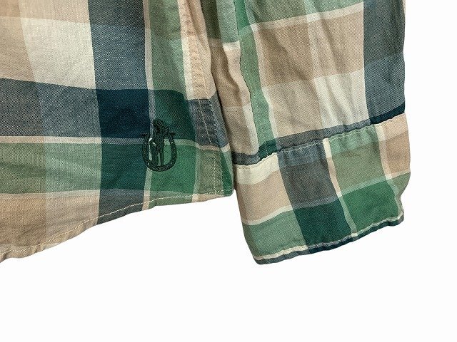 HYSTERIC GLAMOUR / ヒステリック?グラマー チェックシャツ 長(zhǎng)袖 レディース サイズ : F(フリー) グリーン系
