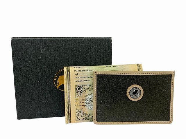 HUNTING WORLD / ハンティングワールド カードケース パスケース カーキ
