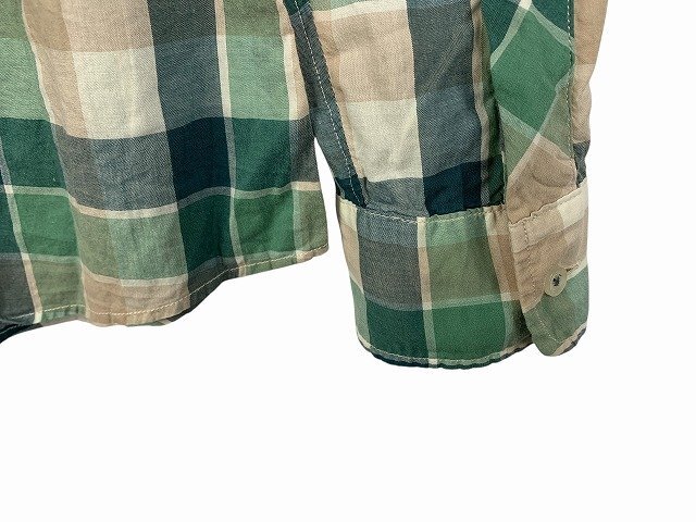 HYSTERIC GLAMOUR / ヒステリック?グラマー チェックシャツ 長(zhǎng)袖 レディース サイズ : F(フリー) グリーン系