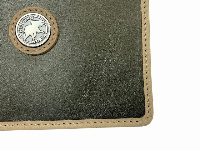HUNTING WORLD / ハンティングワールド カードケース パスケース カーキ