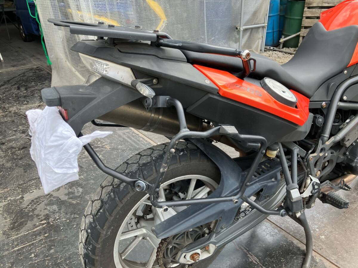 BMW F650GS 車検付Ｒ8.8月まで 125,716km ツイン800cc 1円から完全売切！※F800GSツアラー