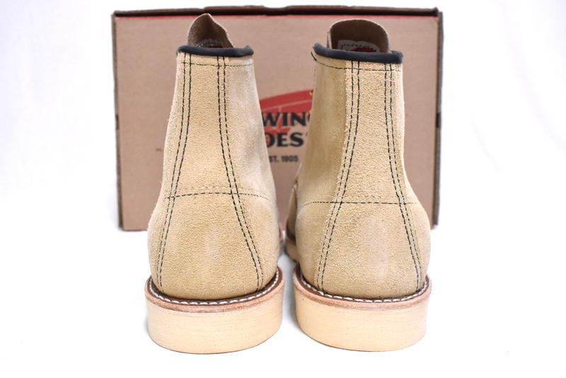 【送料無料】新品 レッドウイング 8173 6インチ モックトゥ 9.5 E 27.5cm TAN スエード RED WING アイリッシュセッター ブーツ