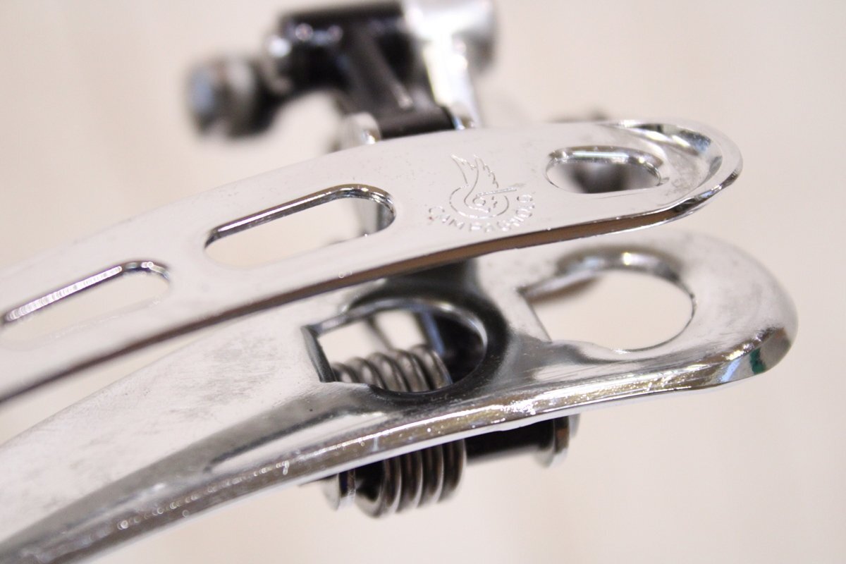 ☆Campagnolo カンパニョーロ ビンテージ SUPER RECORD 2s フロントディレイラー 超美品