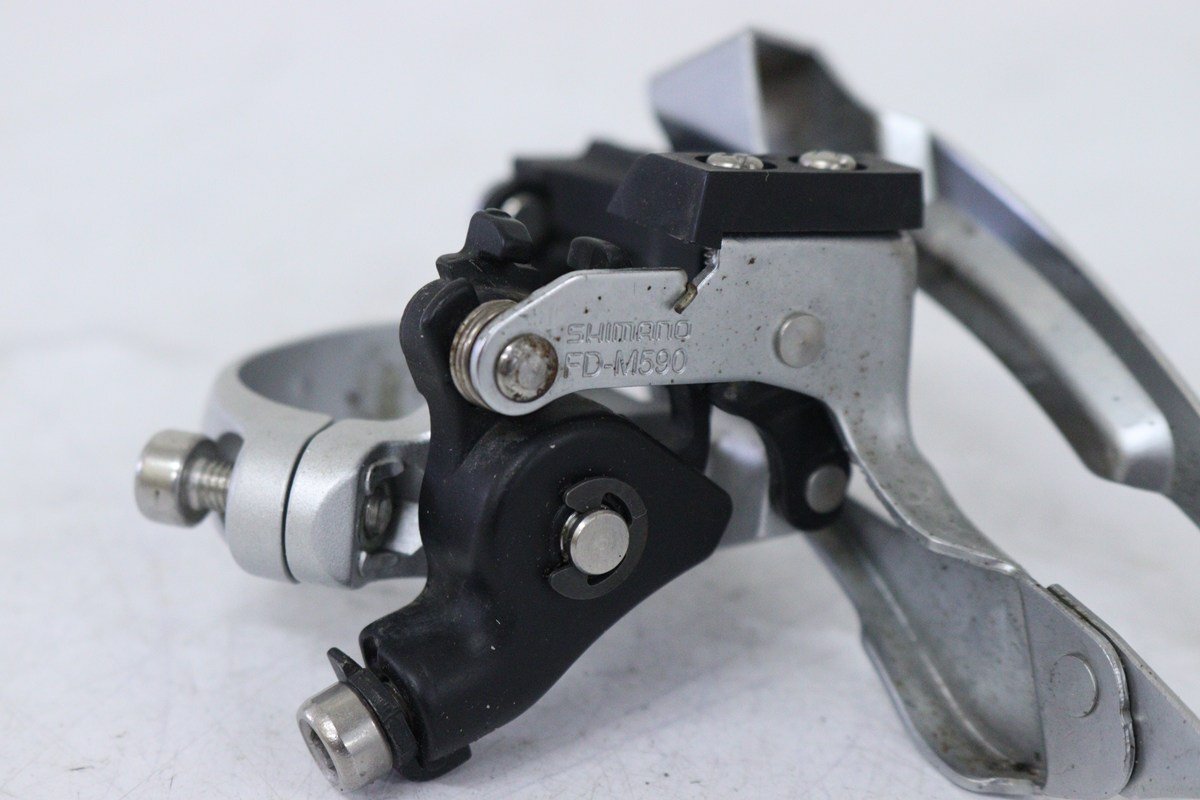 ★SHIMANO シマノ FD-M590 DEORE 63-66° 3s フロントディレイラーφ34.9mm