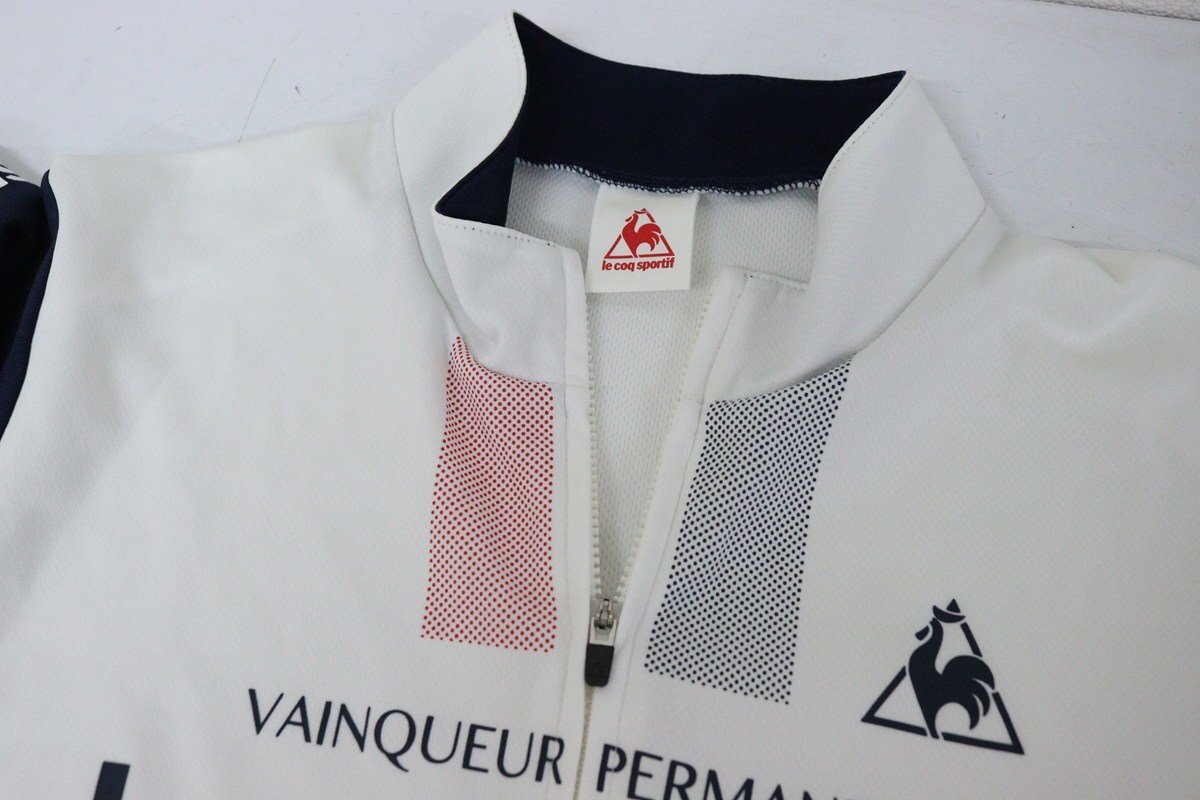▽Le coq sportif ルコックスポルティフ 半袖ジャージ QC-741671 Mサイズ 美品_画像5