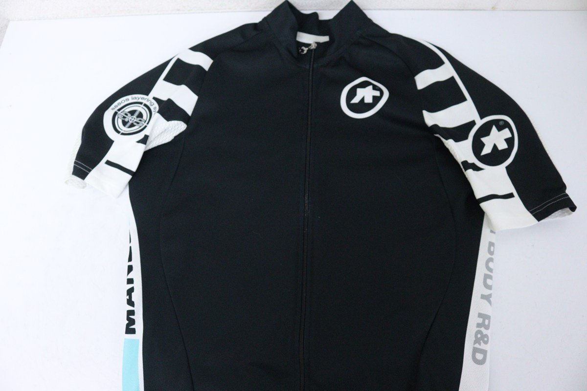 ▽assos アソス MANGUSSTA 半袖ジャージ Mサイズ_画像1