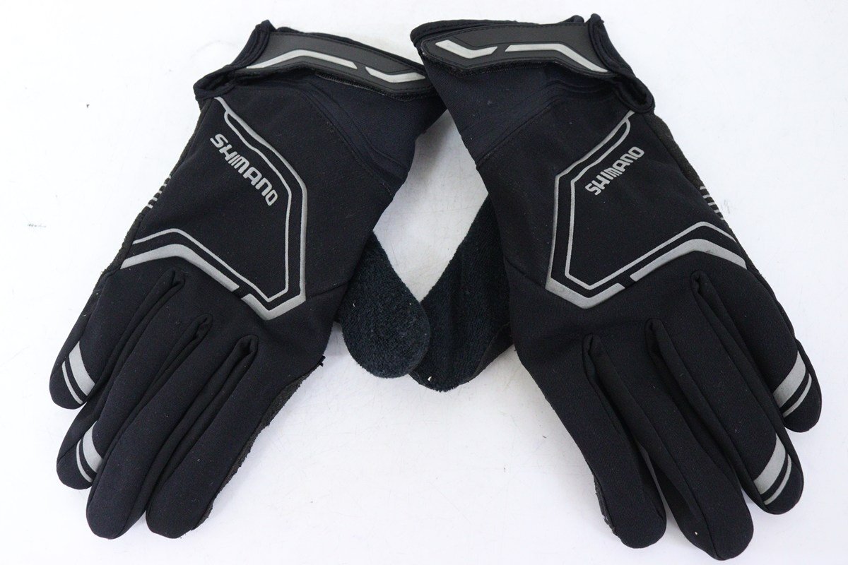 ●SHIMANO シマノ フルフィンガーグローブ Lサイズ_画像1