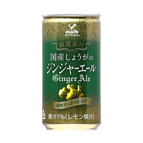 國(guó)産生姜ジンジャー 185ml×40缶 神戸居留地 生姜ジュース しょうがジュース 炭酸 スパークリング 富永貿(mào)易