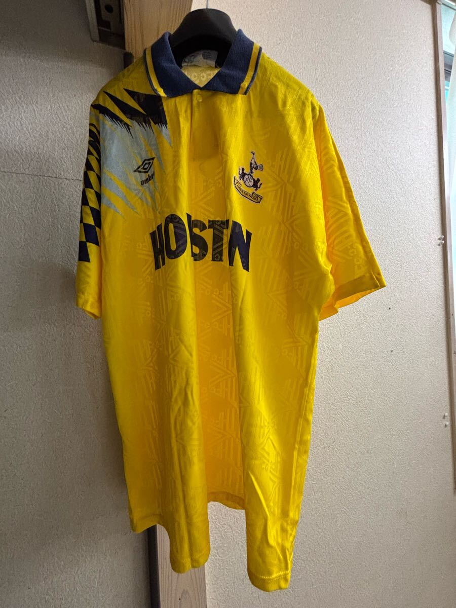 【D131】Tottenham Hotspur Away football shirt Soccer Umbro Jersey Mens Size XL HOLSTEN