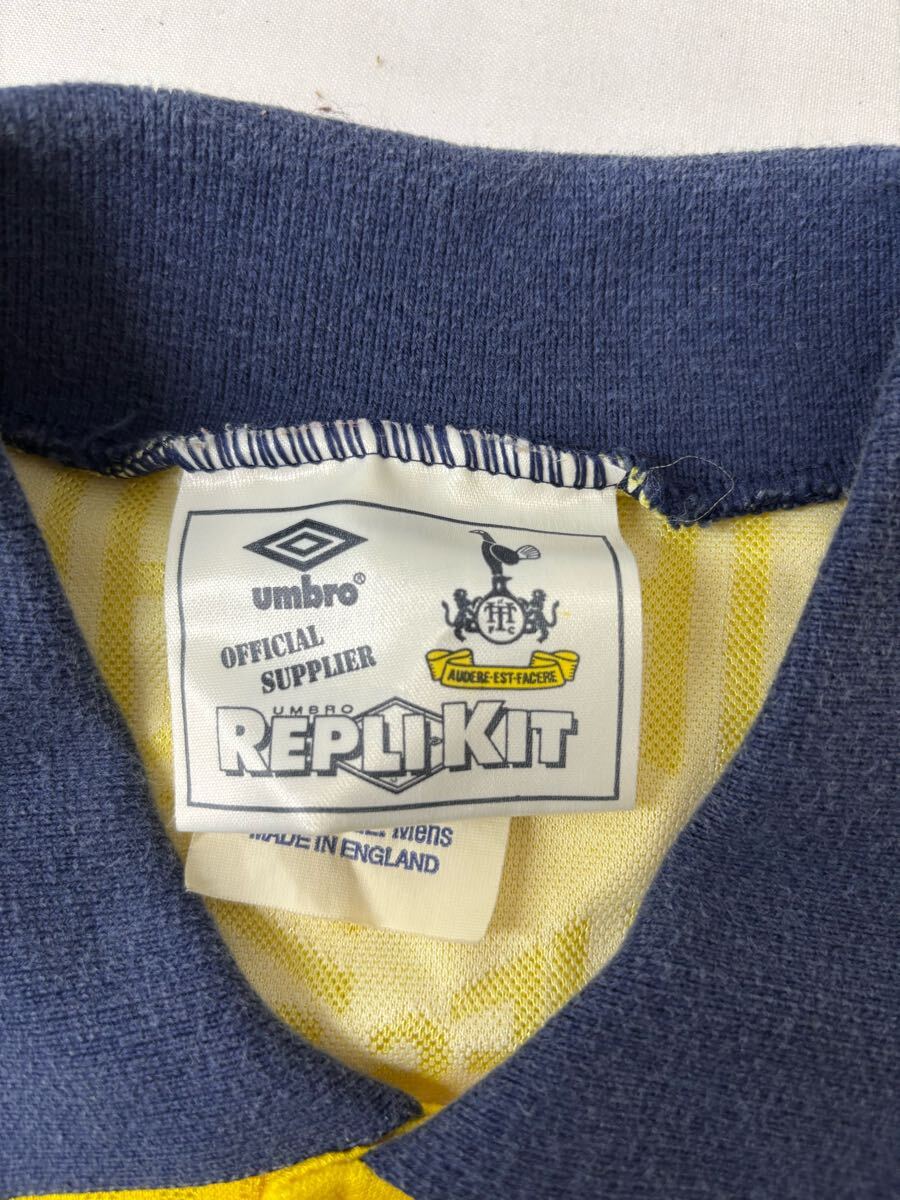 【D131】Tottenham Hotspur Away football shirt Soccer Umbro Jersey Mens Size XL HOLSTEN