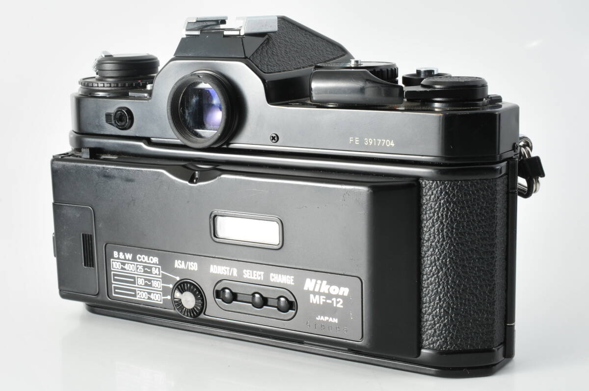 【極上品 MF-12可動品】NikonニコンFE ブラックボディ