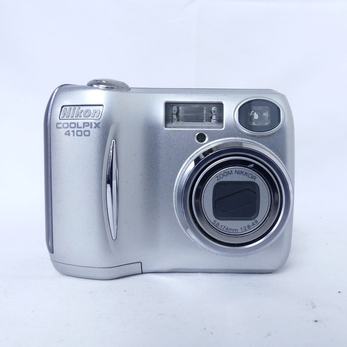 Nikon ニコン COOLPIX 4100 シルバー 単3電池使用 デジタルカメラ デジカメ 簡易動作OK USED /2509Cの画像1