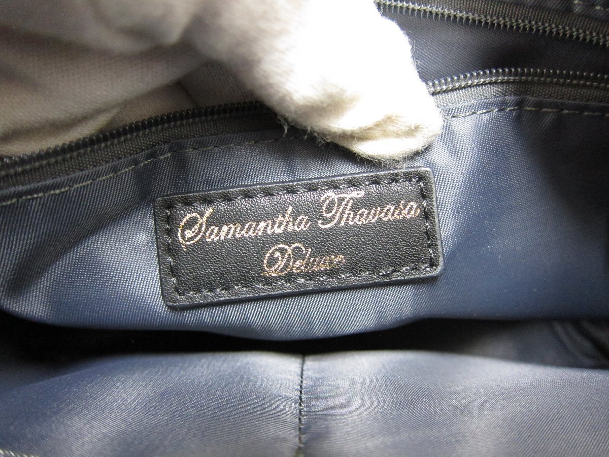 Samantha Thavasa Deluxe サマンサタバサ ショルダーバッグ ナイロン ブラックレディース USED /2509D