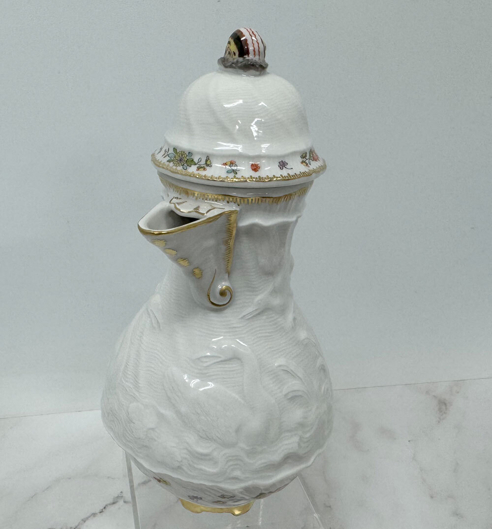 ◆マイセン Meissen スワンサービス コーヒーポット カップ＆ソーサー セット 美品◆