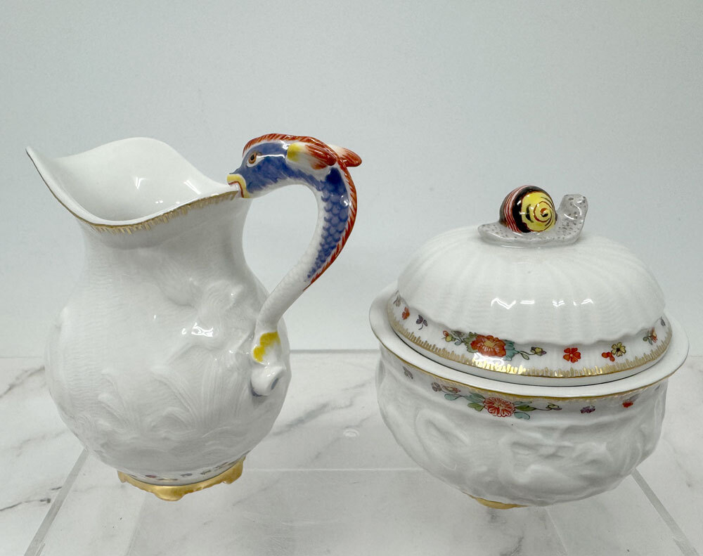 ◆マイセン Meissen スワンサービス コーヒーポット カップ＆ソーサー セット 美品◆