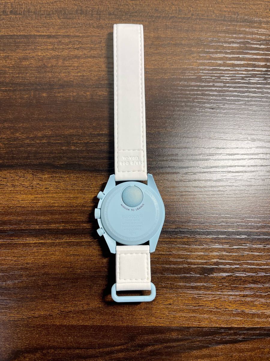 美品 OMEGA×Swatch ムーンウォッチ スピードマスター ミッション トゥ ウラヌス オメガ スウォッチ 腕時計_画像3