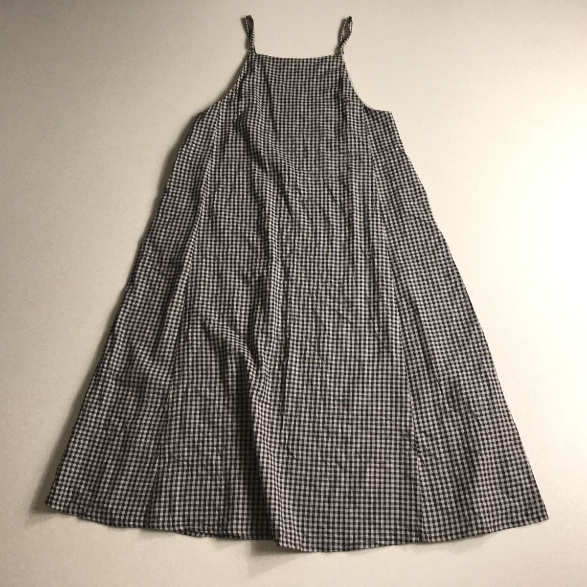 □ samansa mos2 サマンサモスモスリネンブレンド キャミワンピース ノースリーブ