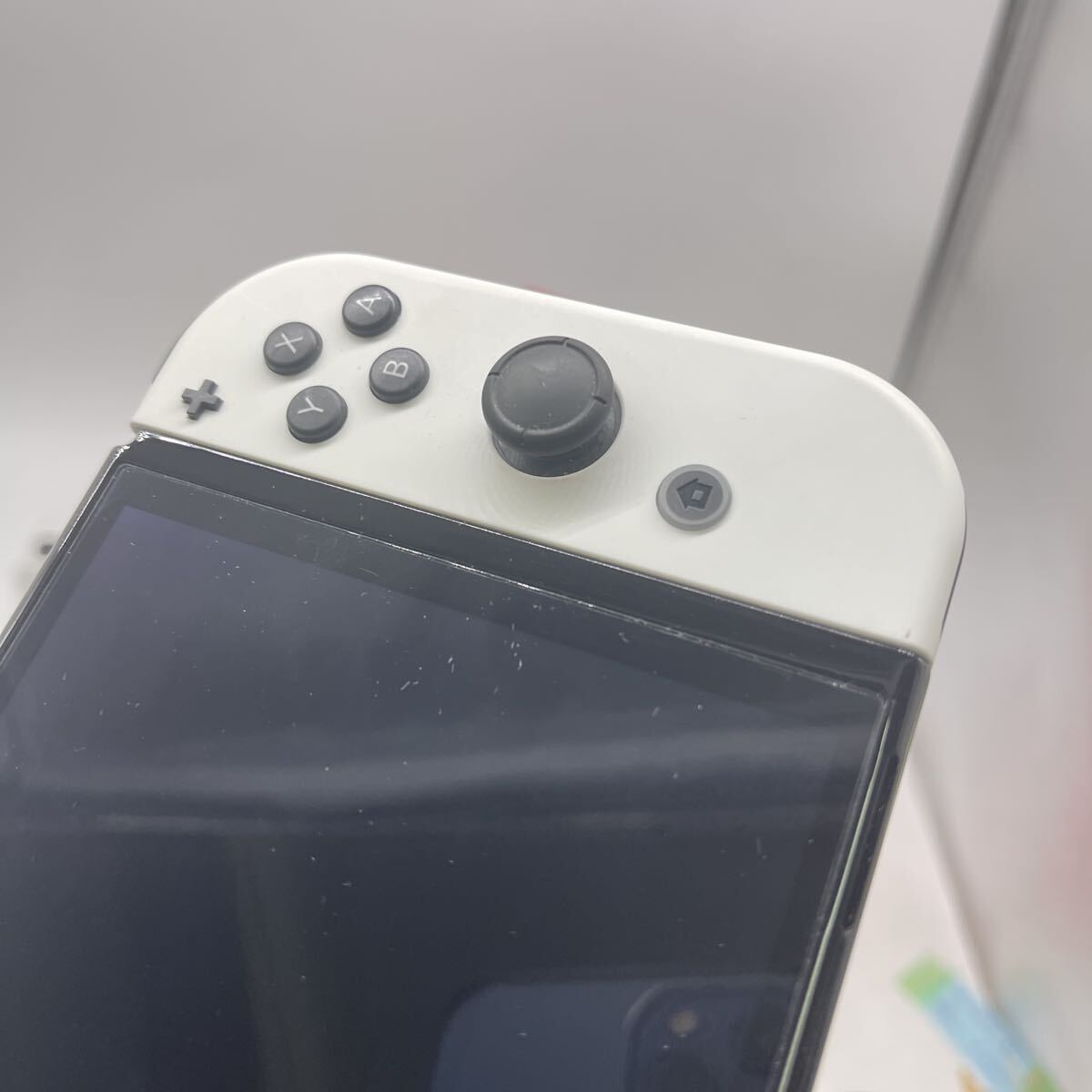 ★ML16491★ Nintendo Switch 有機ELモデル ホワイト 初期化済み HEG-001 2022年製 スイッチ_画像4