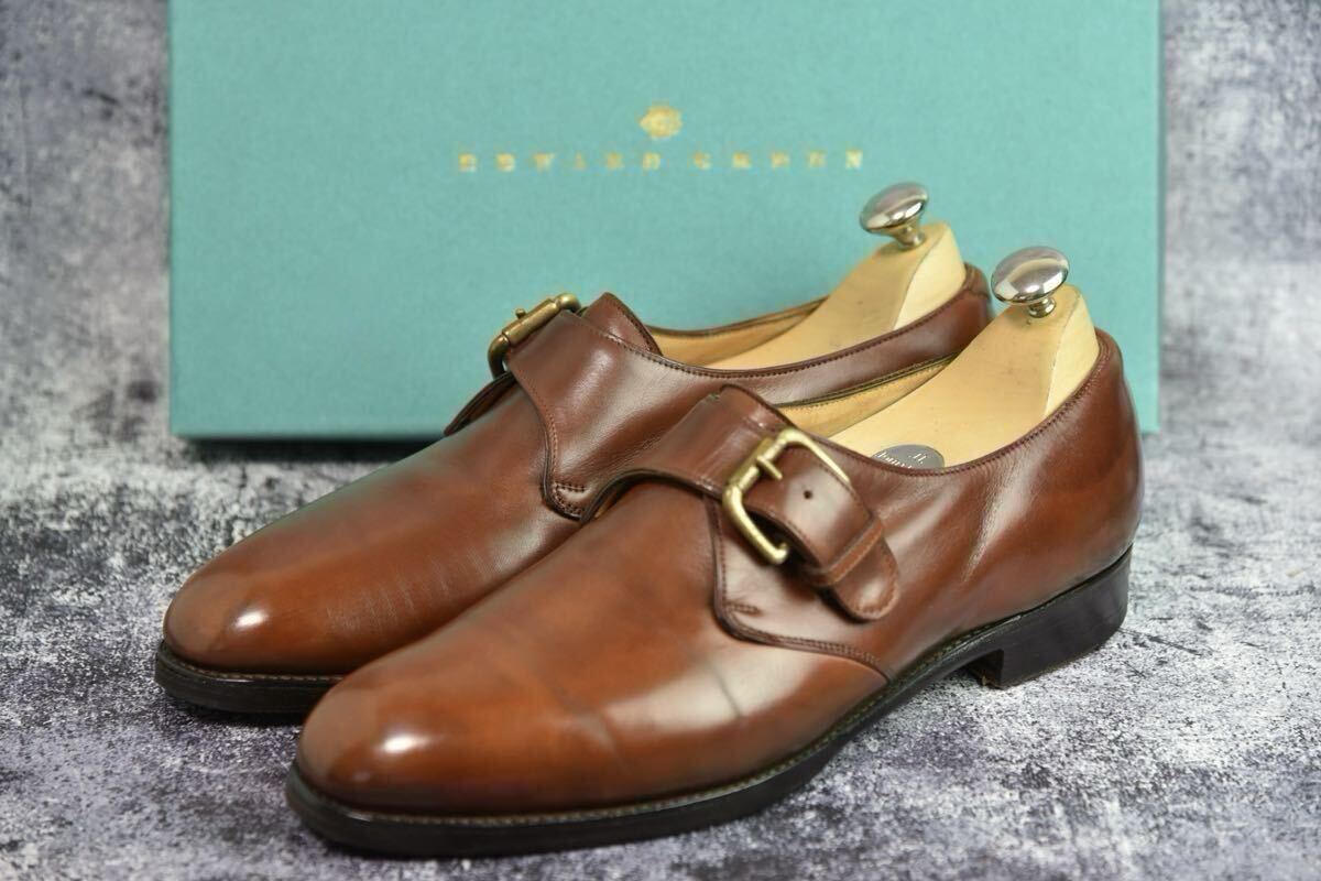 エドワードグリーン　トゥローン　8.5E (27.0cm相当)　202ラスト　シングルモンクストラップ_画像2