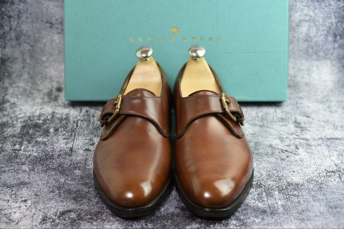 エドワードグリーン　トゥローン　8.5E (27.0cm相当)　202ラスト　シングルモンクストラップ_画像3
