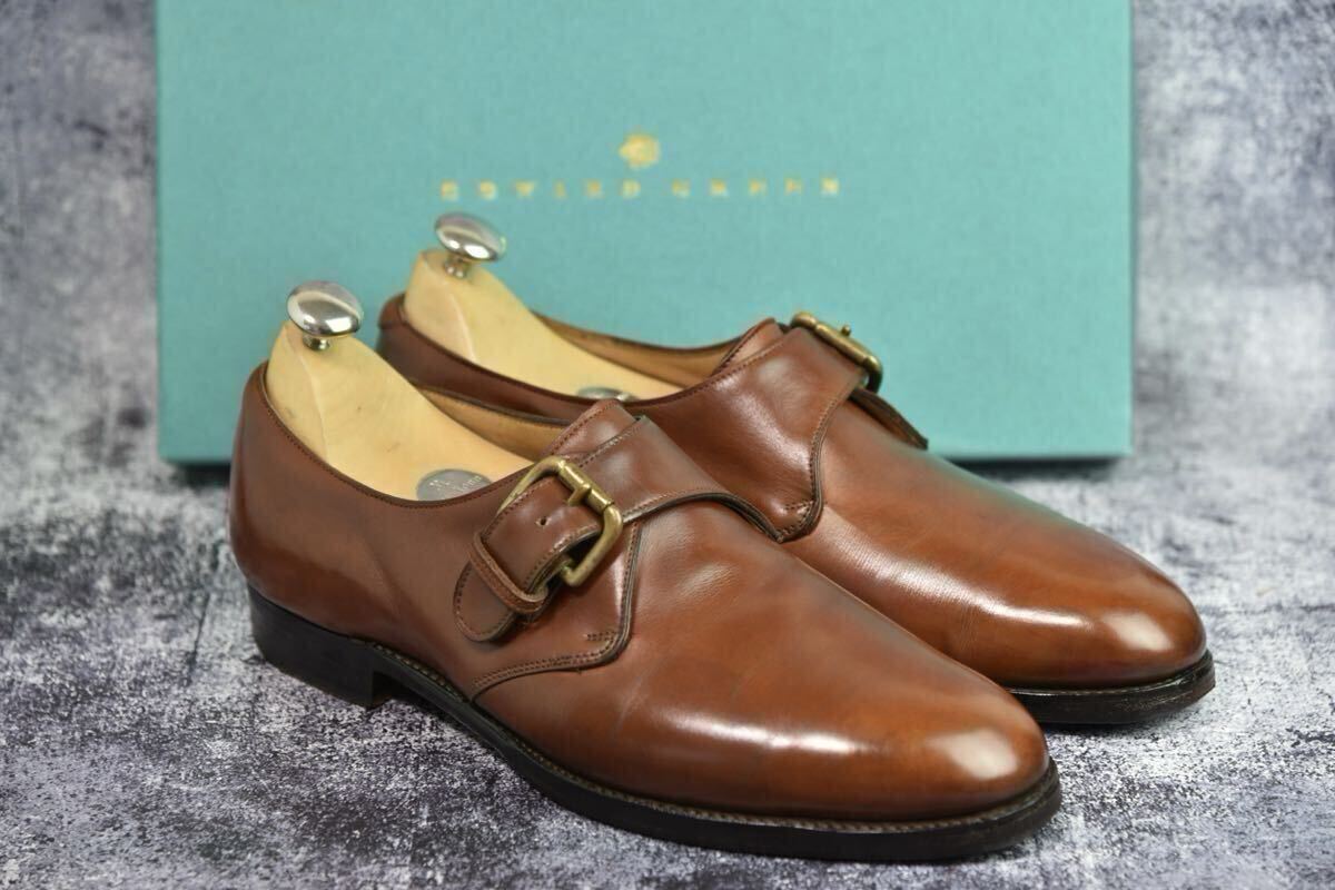 エドワードグリーン　トゥローン　8.5E (27.0cm相当)　202ラスト　シングルモンクストラップ_画像4