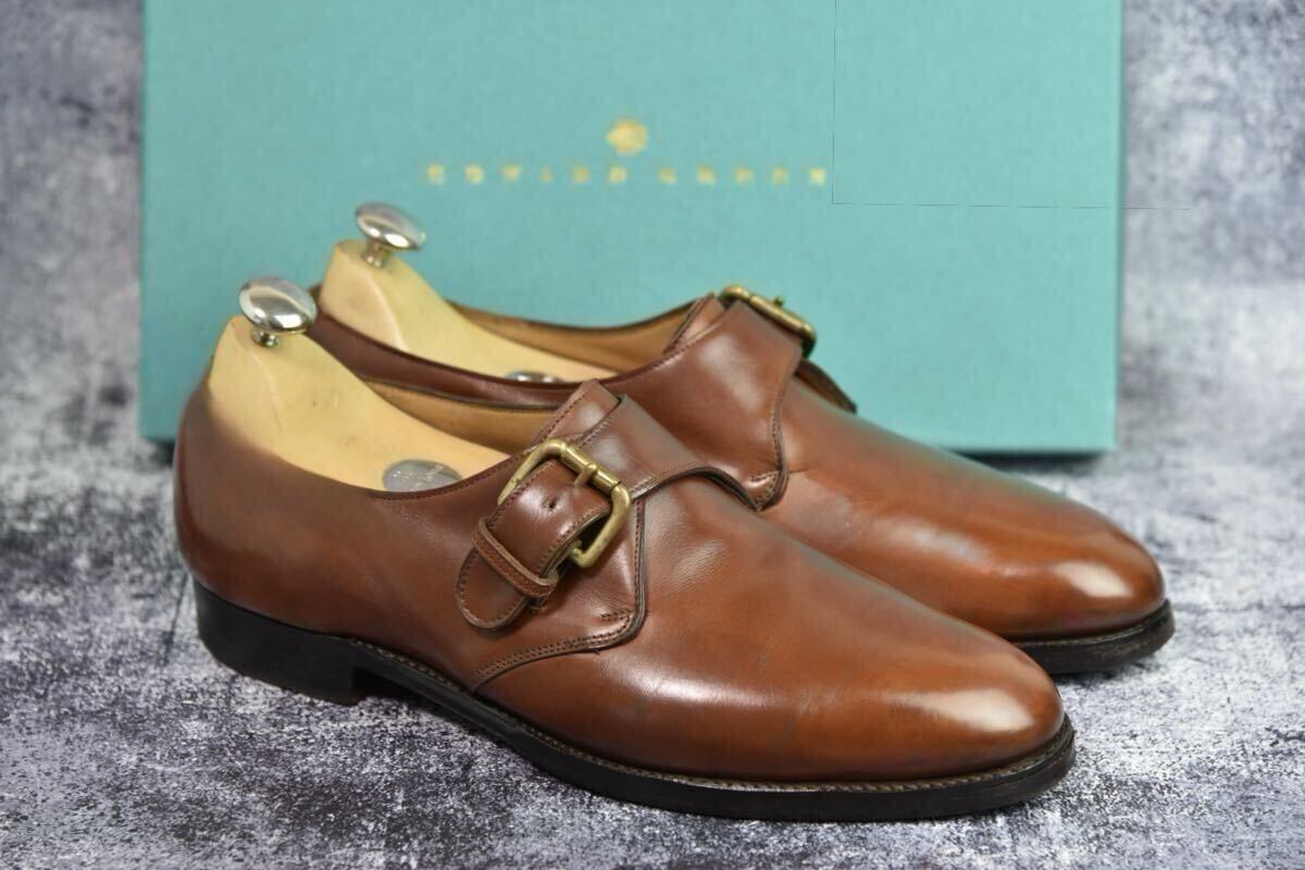 エドワードグリーン　トゥローン　8.5E (27.0cm相当)　202ラスト　シングルモンクストラップ_画像5