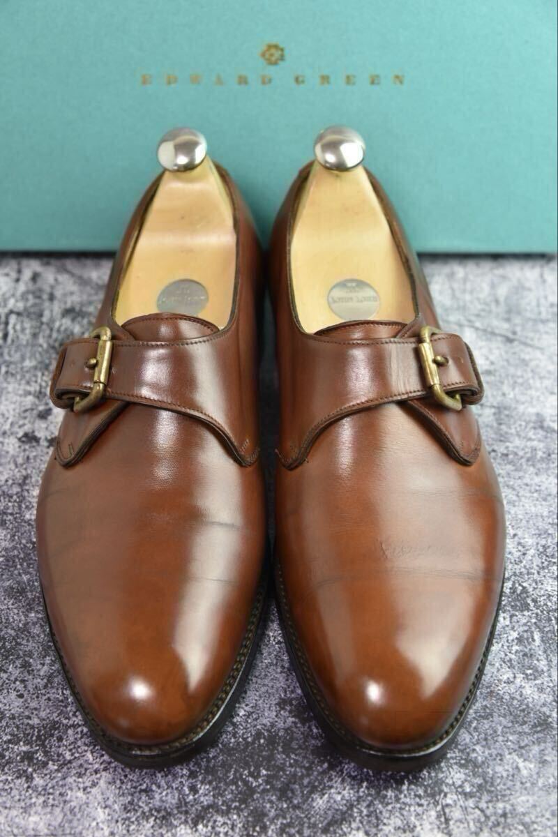 エドワードグリーン　トゥローン　8.5E (27.0cm相当)　202ラスト　シングルモンクストラップ_画像6