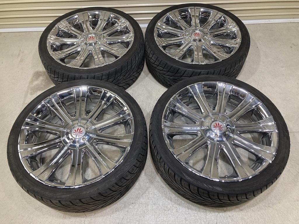 CRIMSON MYRTLE LEON 22 дюймовый 9J +45 PCD114.3 PCD120 5H 265/35R22 4 шт. комплект k обод son Martell Leon (T1666)