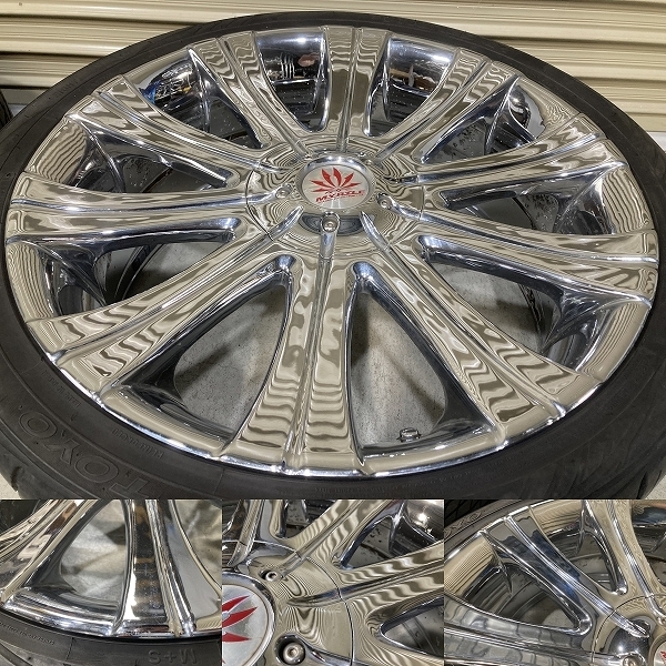 CRIMSON MYRTLE LEON 22 дюймовый 9J +45 PCD114.3 PCD120 5H 265/35R22 4 шт. комплект k обод son Martell Leon (T1666)