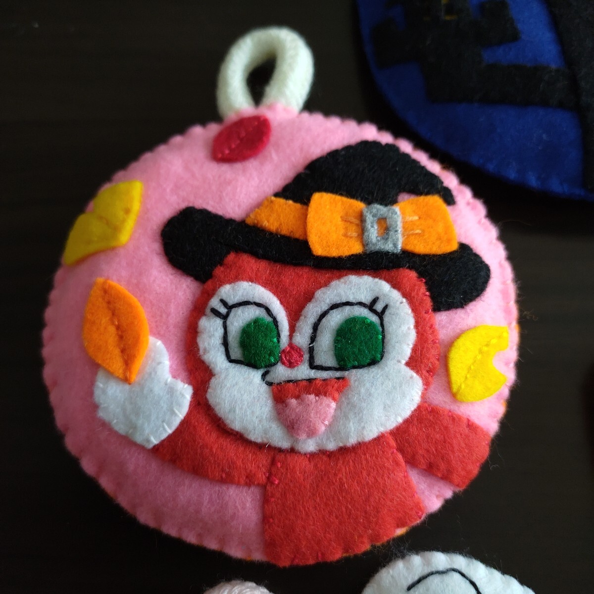 現品限り 再販なし ガーランド ハロウィン フェルト 紐なし ハンドメイド_画像3