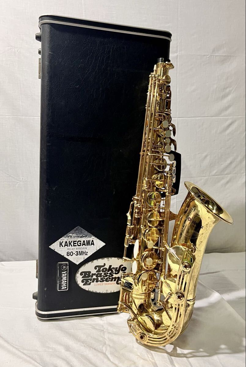 ②【現(xiàn)狀品】YAMAHA ヤマハ アルトサックス YAS-61 ハードケース付 ジャパン ビンテージ 管楽器