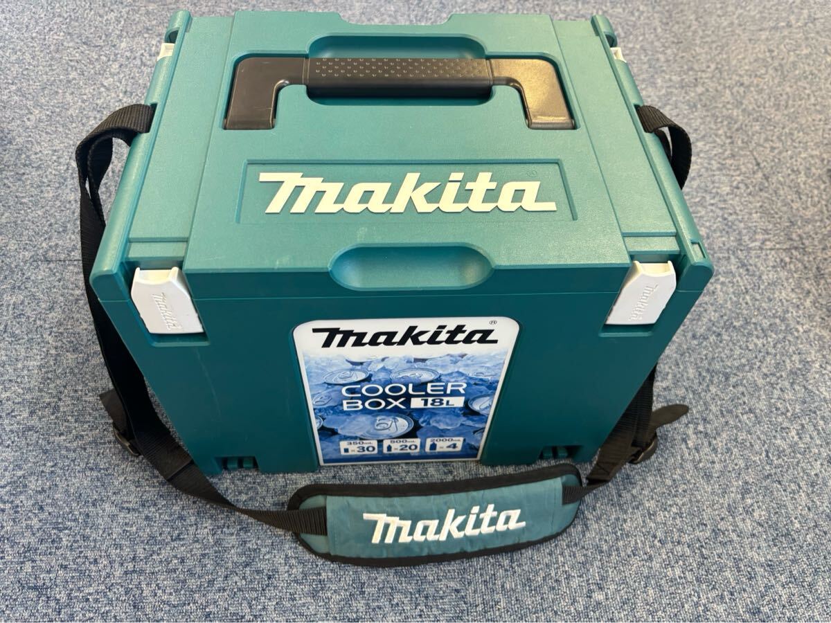 makita マキタ 18L クーラーボックス ショルダーベルト付　中古品_画像1