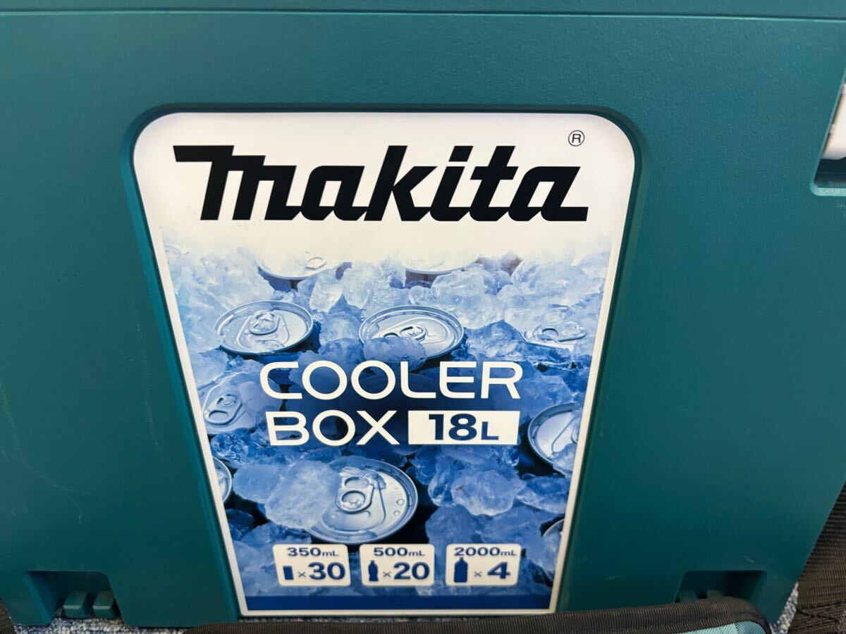 makita マキタ 18L クーラーボックス ショルダーベルト付　中古品_画像2