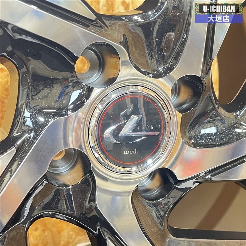 【アウトレット】未使用 レオニスIT 17インチ 6.5J +42 4H 100 4本セット P10アクア ヤリス MAZDA2 002_画像3