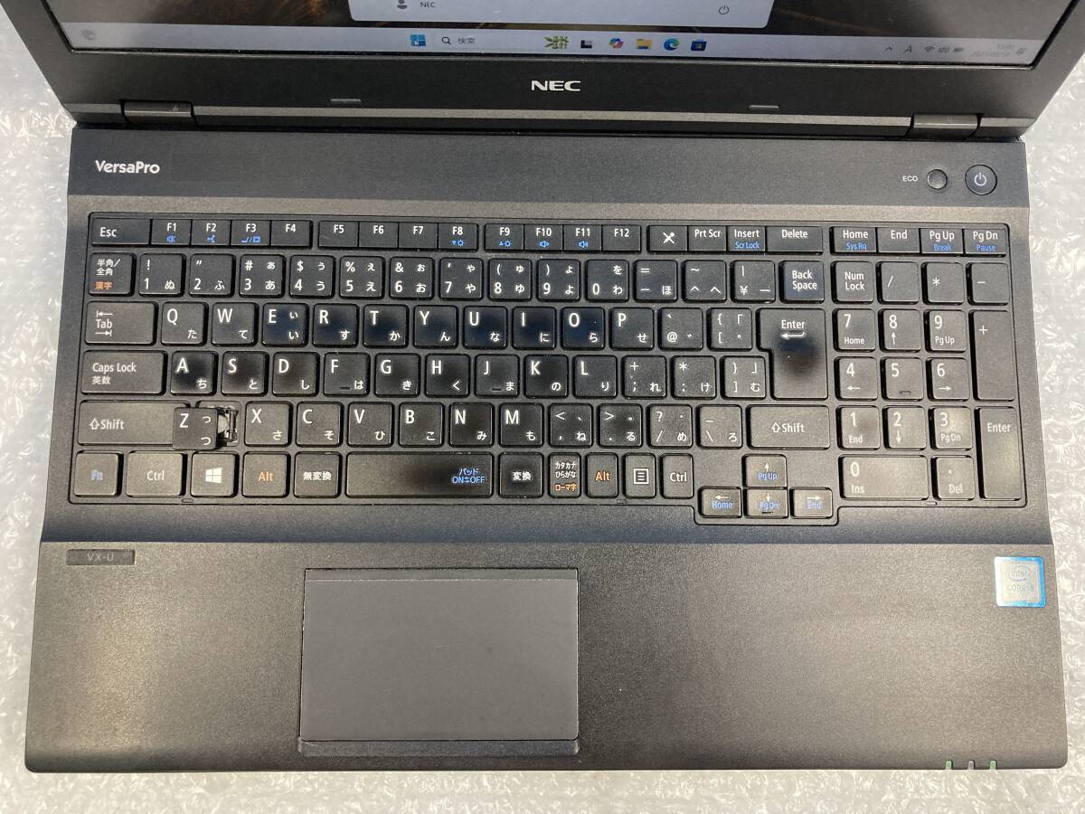 i5第6世代 NEC VersaPro VK23TX-U/Core i5-6200U/8GB/HDD 500GB/Wifi/BLUETOOTH/DVD/15.6/1920×1080/Windows11/中古動作品(NPC53)_画像4
