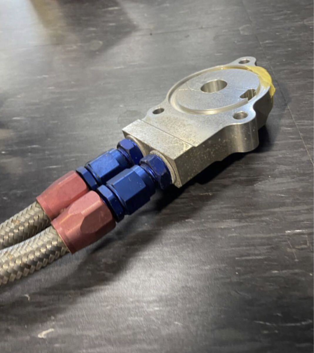 YAMAHA ヤマハ　tw200 tw225 アールズ　オイルクーラー　美品中古品_画像6