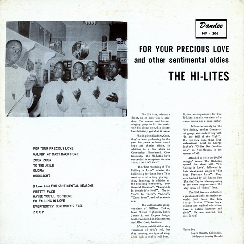 【ＬＰ】　HI-LITES 「 YOUR PRECIOUS LOVE 」 ( DANDEE 206 )