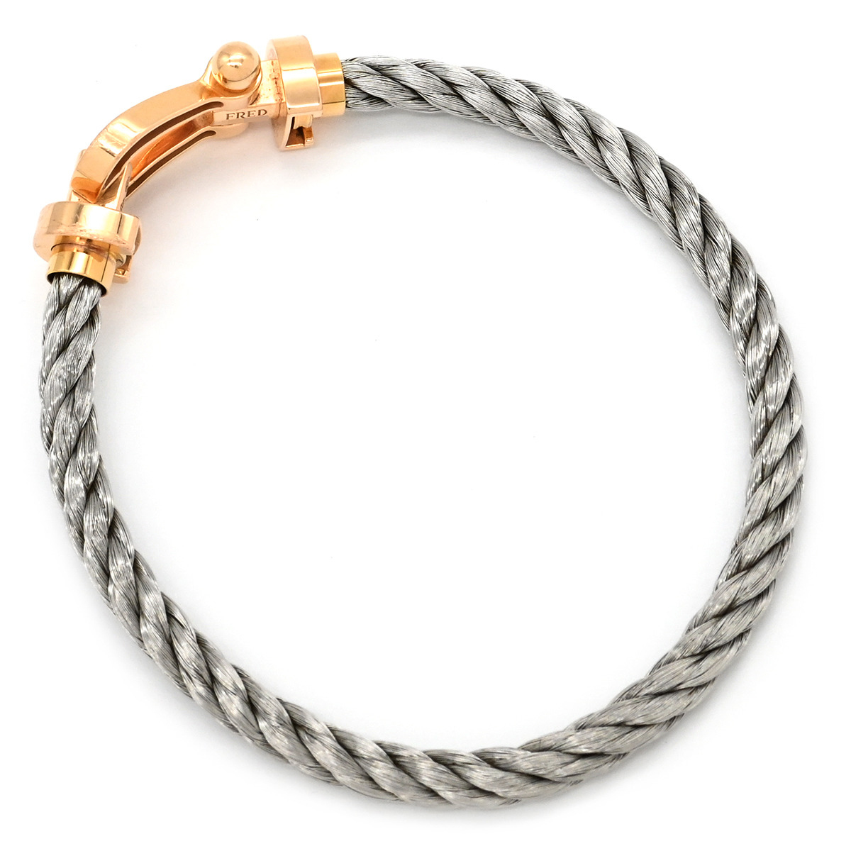 フレッド ブレスレット フォース10 ブレスレット LM K18PG シルバー #16_画像2