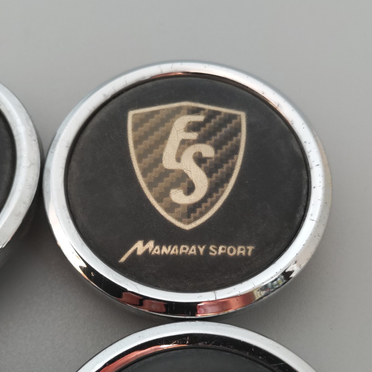 MANARAY SPORT マナレイ スポーツ ③ センターキャップ ホイールキャップ_画像3